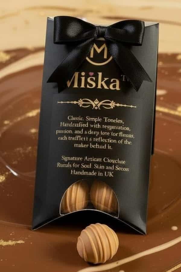 Caramel Baileys Chocolate Truffles - 8 in a Pouch