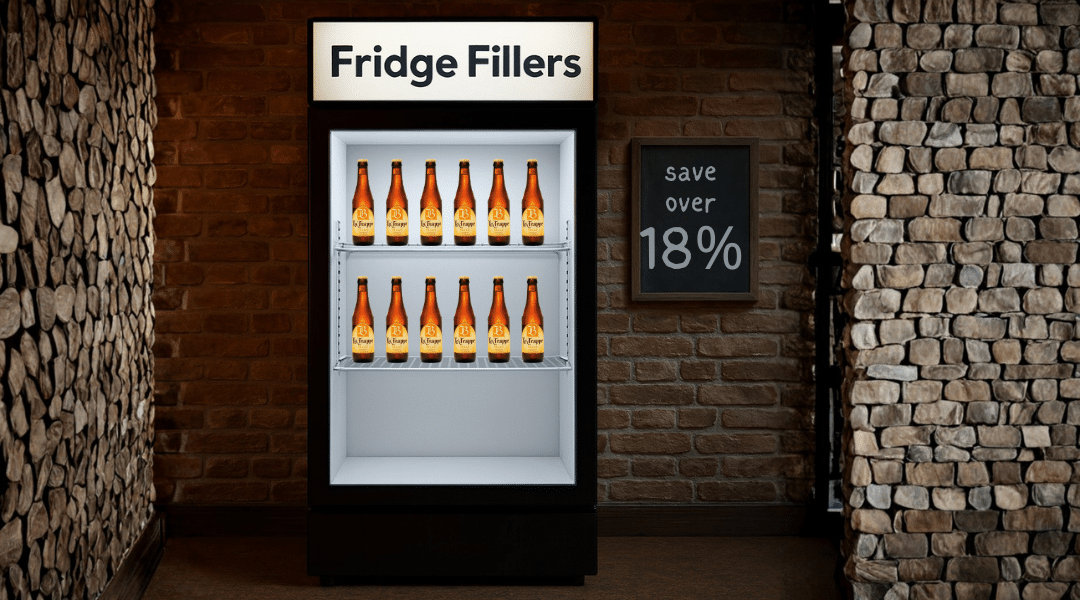 18 off Belgian beer fridge fillers