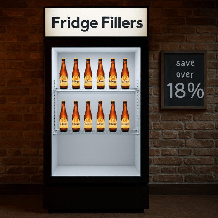 18 off Belgian beer fridge fillers