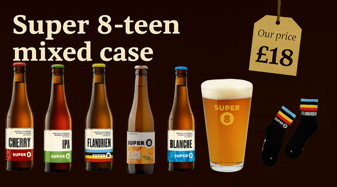 Super 8 belgian beer offer