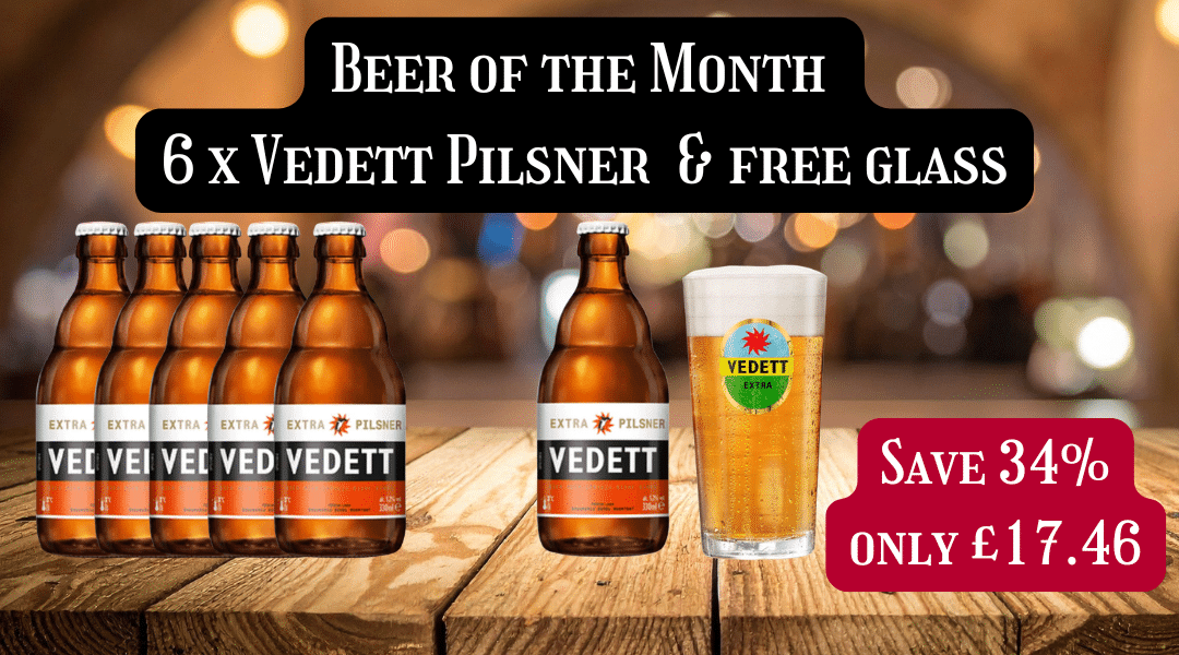 Vedett beer of the month