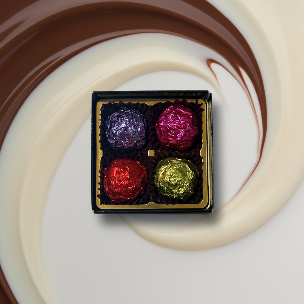 Mixed Belgian Chocolate Truffles - box of 4