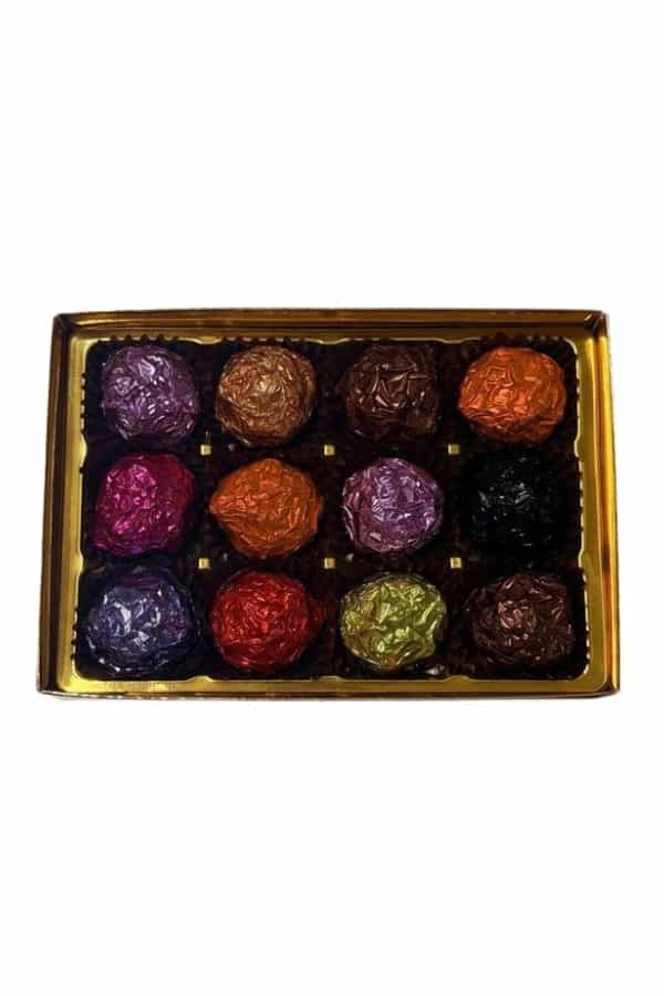 Mixed Box of Belgian Chocolate Truffles x12