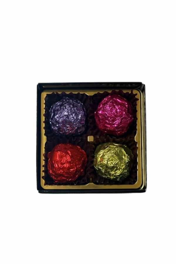 Mixed Box of Belgian Chocolate Truffles x4